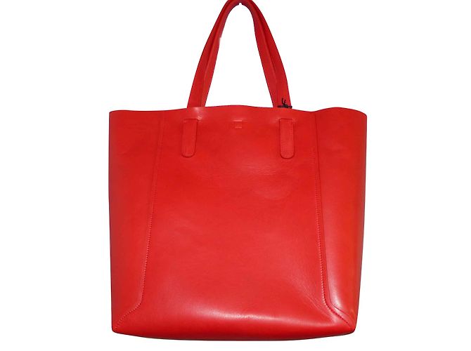 Borsa tote Gerard Darel in pelle rossa con borchie Argento Rosso - vista 2