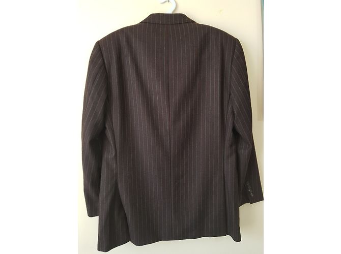 Windsor Wollblazer gestreift braun beige rot Mehrfarben Bordeaux - Ansicht 2