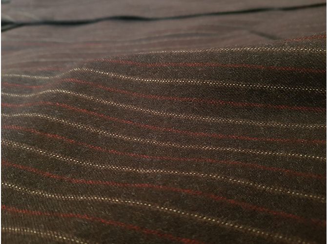 Windsor Wollblazer gestreift braun beige rot Mehrfarben Bordeaux - Ansicht 3