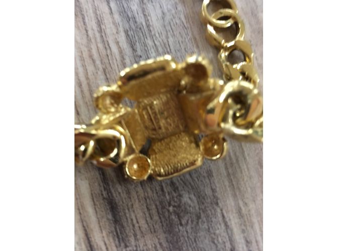 Collana Chanel pietre rosse e verdi metallo Rosso D'oro Verde - vista 10