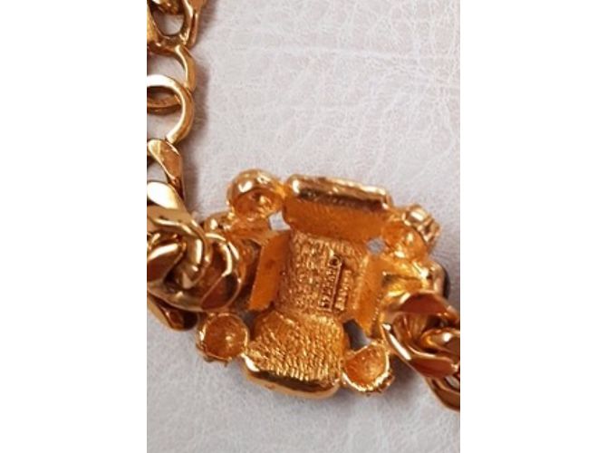 Collana Chanel pietre rosse e verdi metallo Rosso D'oro Verde - vista 7