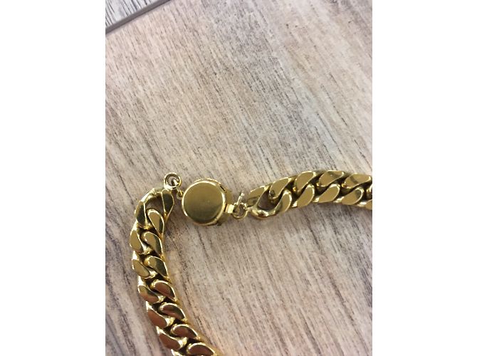 Collana Chanel pietre rosse e verdi metallo Rosso D'oro Verde - vista 9