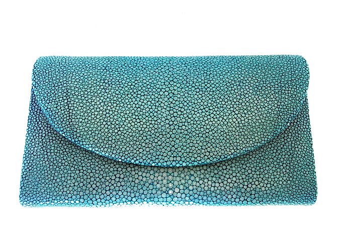 Autre Marque Pochette turchese - vista 2