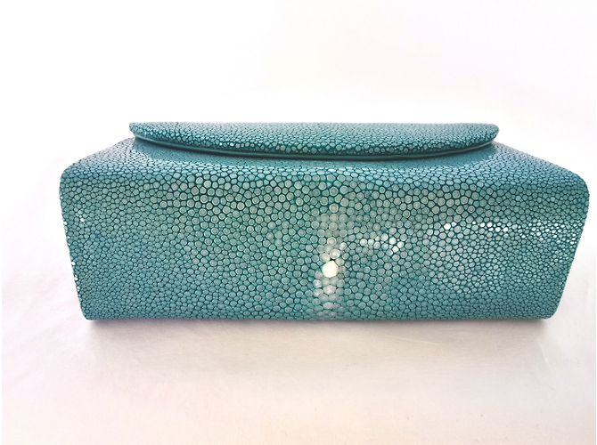 Autre Marque Pochette turchese - vista 7