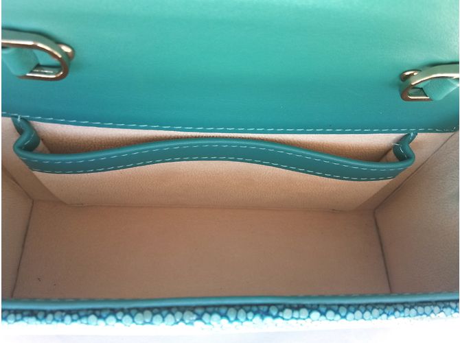 Autre Marque Pochette turchese - vista 8