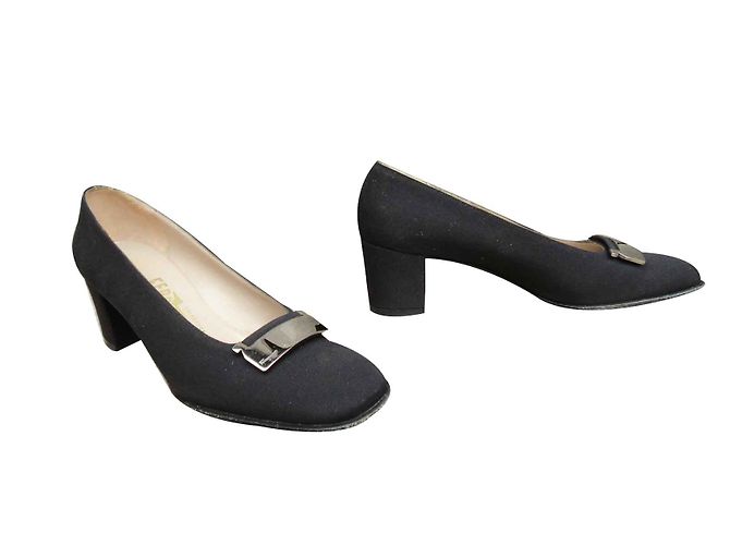 Décolleté Salvatore Ferragamo in pelle nera Nero - vista 2