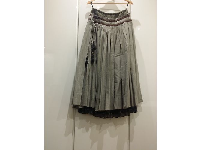 Autre Marque Falda Artka gris estilo bohemio - vista 4