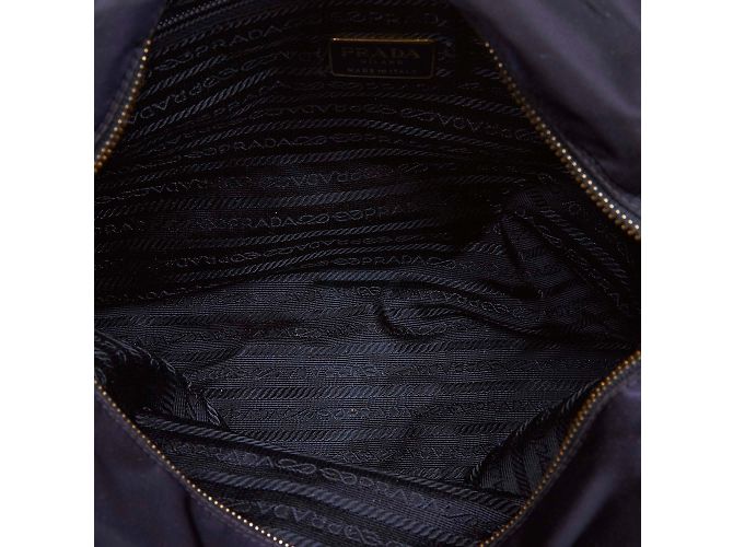 Prada Borsa a tracolla a catena in nylon - vista 5