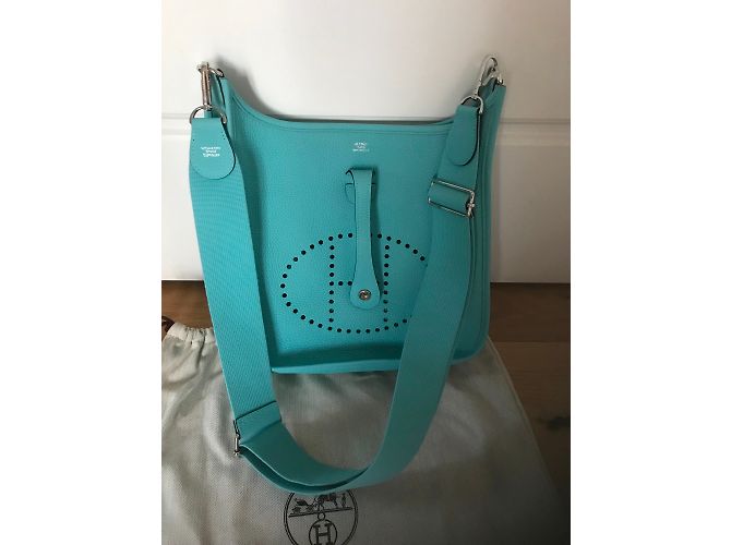 Hermès Evelyne 29 Atollo Blue PM - vista 6
