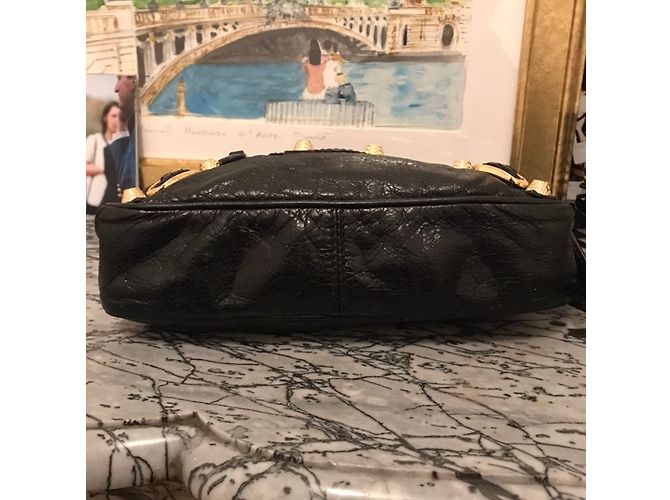 Balenciaga Hüfttasche aus Leder Schwarz - Ansicht 3