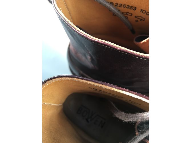 Autre Marque Bowen Boots Dark Brown Leather Size 44 - view 6