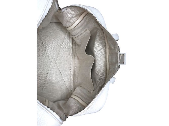 Hermès Victoria II 35 Borsa Bianco - vista 14