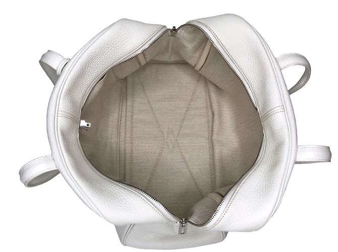 Hermès Victoria II 35 Borsa Bianco - vista 16