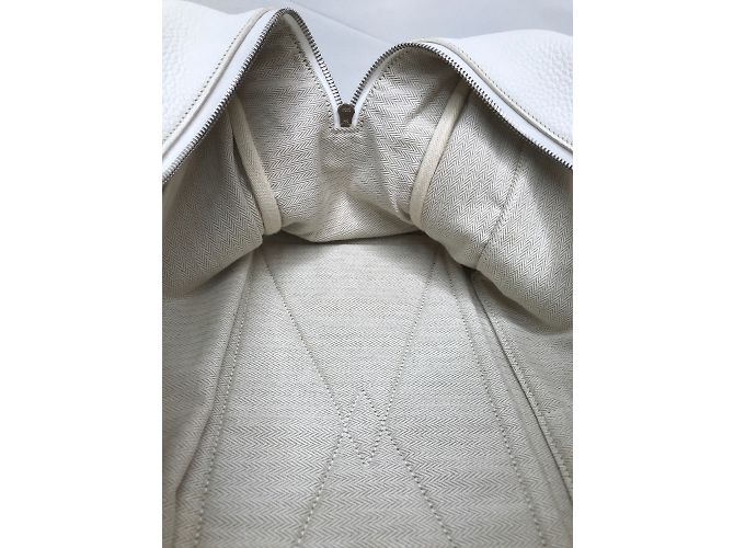 Hermès Victoria II 35 Borsa Bianco - vista 17