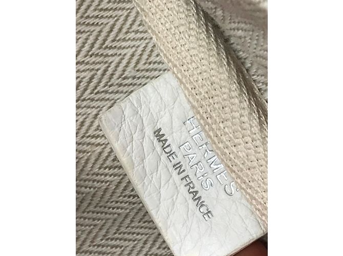 Hermès Victoria II 35 Borsa Bianco - vista 19