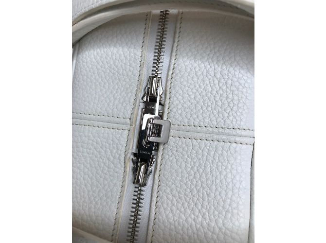 Hermès Victoria II 35 Borsa Bianco - vista 21