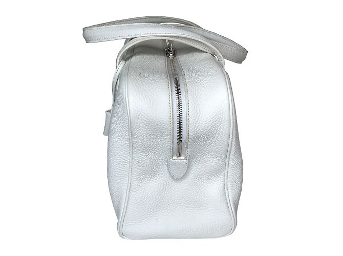 Hermès Victoria II 35 Borsa Bianco - vista 6