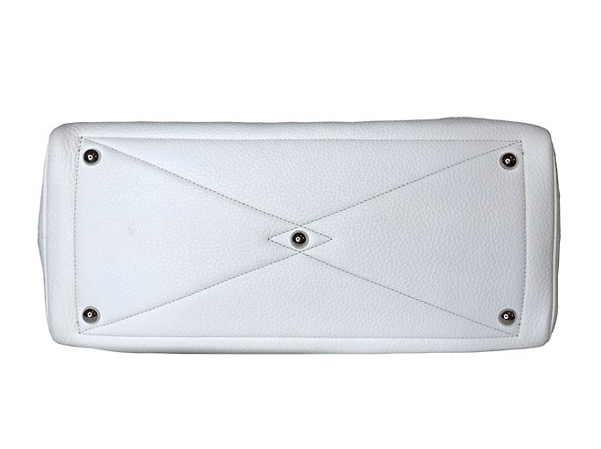 Hermès Victoria II 35 Borsa Bianco - vista 8