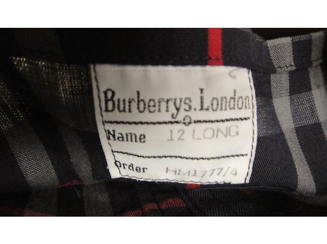 Impermeabile Burberry Blu Navy in Gabardine - vista 4