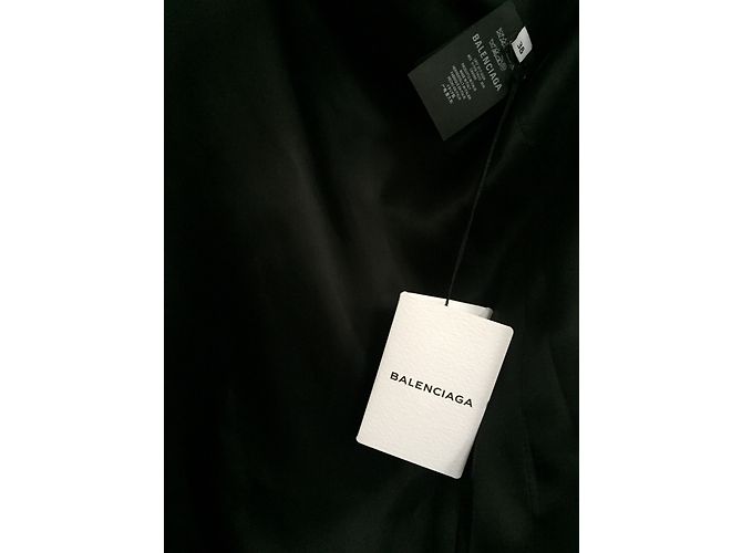 Abrigo Balenciaga Cristobal de lana cuadros rojo y blanco Roja - vista 8