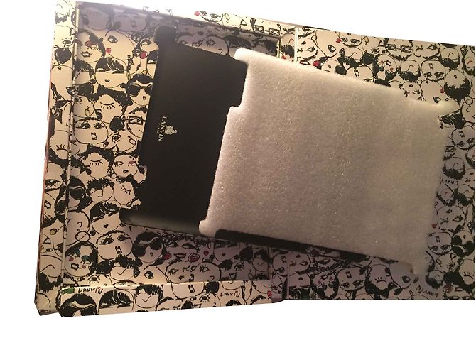 Lanvin Protector de iPad 1 Albert Elbaz impreso pro Blanco - vista 2