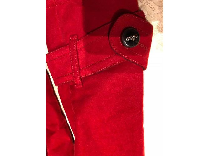 Gabardina Gucci Roja de Algodón - vista 4