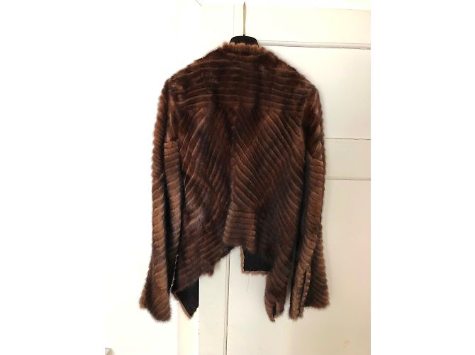 Jacke Revillon von Rick Owens Braun - Ansicht 3