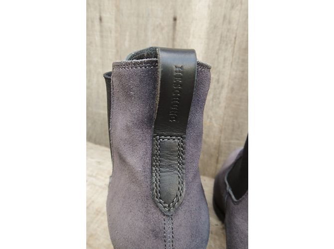 Stivaletti Heschung Viola in Scamosciato Grigio Porpora - vista 8