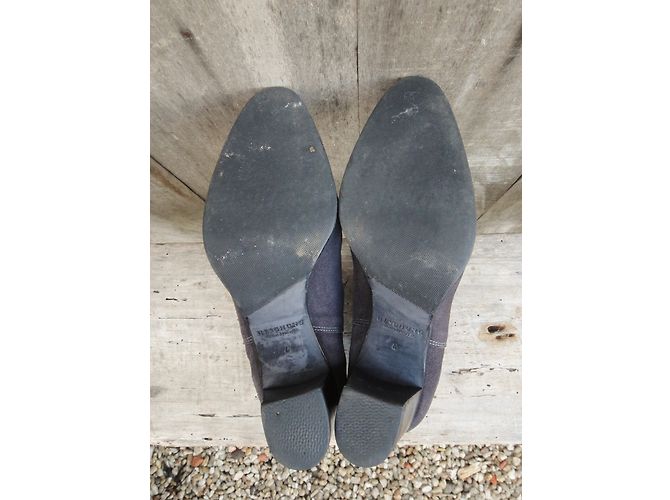 Stivaletti Heschung Viola in Scamosciato Grigio Porpora - vista 9