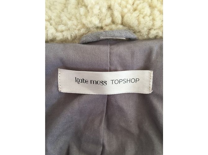 Kate Moss For Topshop Chaqueta bomber icónica de Kate MOSS para TOPSHOP Gris Crema - vista 3