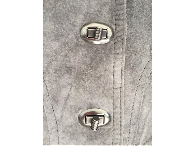 Kate Moss For Topshop Chaqueta bomber icónica de Kate MOSS para TOPSHOP Gris Crema - vista 7