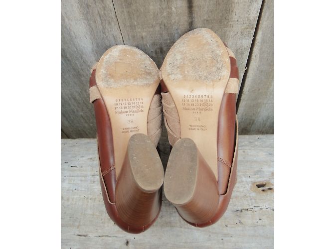 Botines Maison Martin Margiela MM22 Cuero Marrón Claro - vista 5