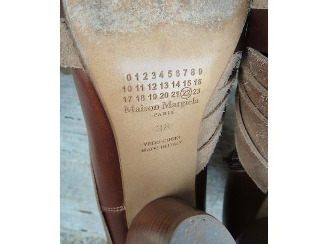 Botines Maison Martin Margiela MM22 Cuero Marrón Claro - vista 6