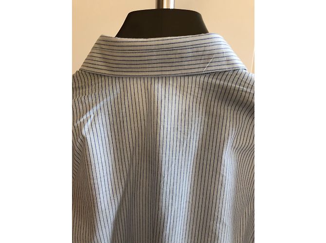 Veste Chemise Bleu Gris Marithé Et François Girbaud - Taille M, Occasion Très Bon état, Style Vintage