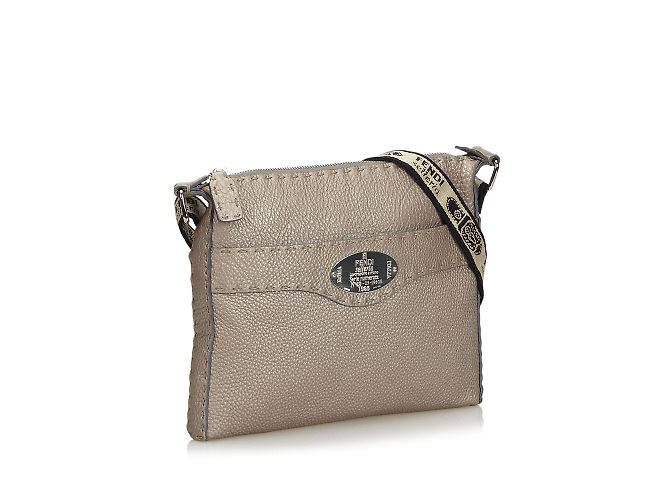 Fendi Borsa a tracolla in pelle Selleria - vista 2