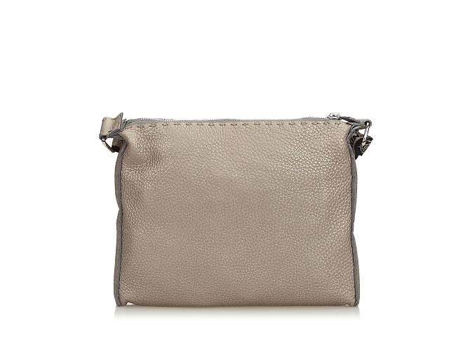 Fendi Borsa a tracolla in pelle Selleria - vista 3