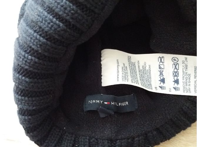 Gorro Tommy Hilfiger de algodão azul marinho - vista 4