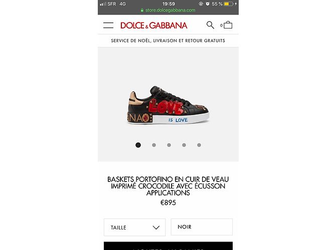 Dolce & Gabbana Sneakers Dolce & Gabana Nero - vista 11