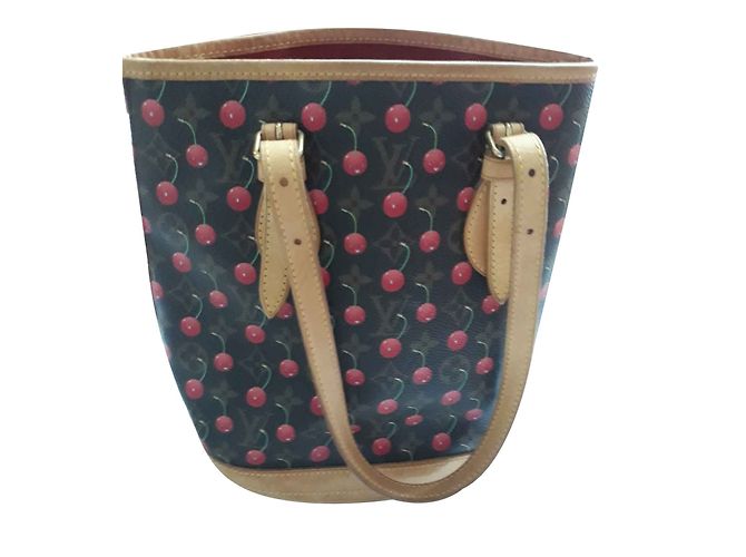 Bucket Louis Vuitton Eimer Kirschblüten Braun - Ansicht 2