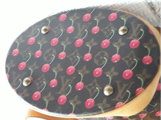 Bucket Louis Vuitton Eimer Kirschblüten Braun - Ansicht 3