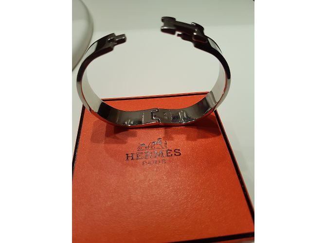 Hermès Clip de brazalete Blanco - vista 4