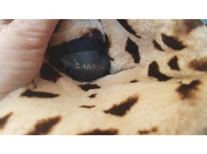 Chanel Luvas Preto Estampa de leopardo - vista 8