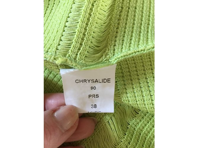 Autre Marque Lil Kleid Hellgrün Viskose - Ansicht 6