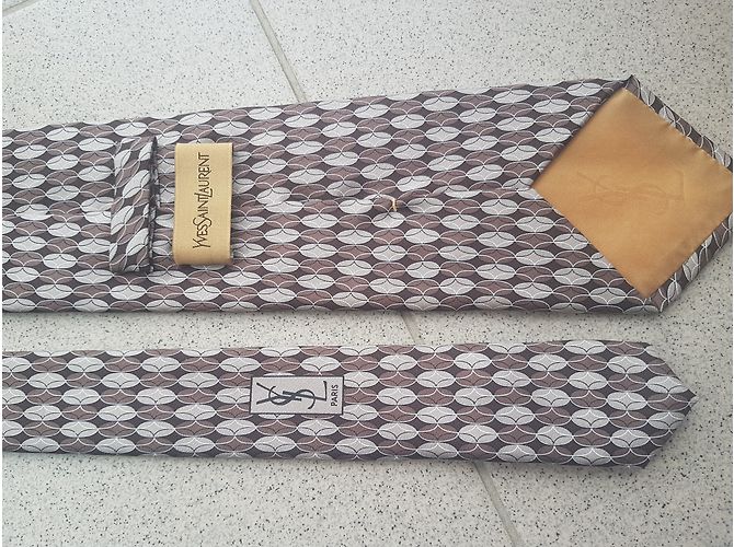 Yves Saint Laurent Seidenkrawatte Mehrfarbig Mehrfarben - Ansicht 3