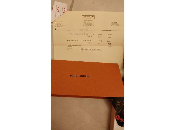 Louis Vuitton Bandana Sciarpa Solar Ray Monogram Arancione Marrone Marrone scuro - vista 4