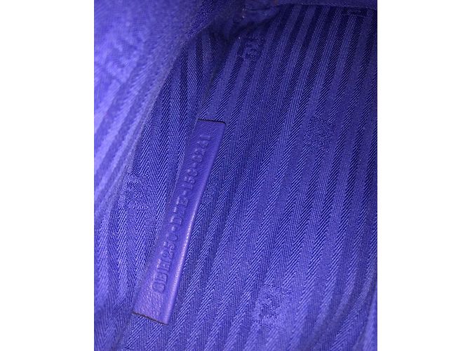 Fendi 2jours Ledertasche Blau - Ansicht 7