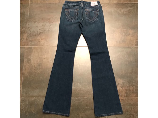 Vaqueros bootcut True Religion Bobby azul - vista 2