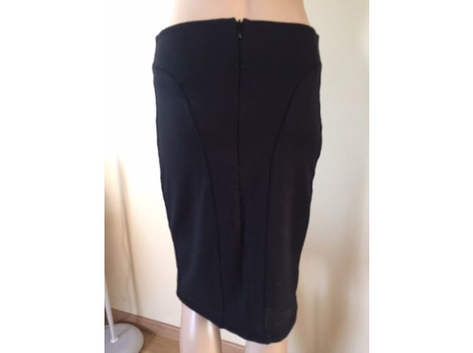 Falda Alexander McQueen Negra M Negro - vista 2