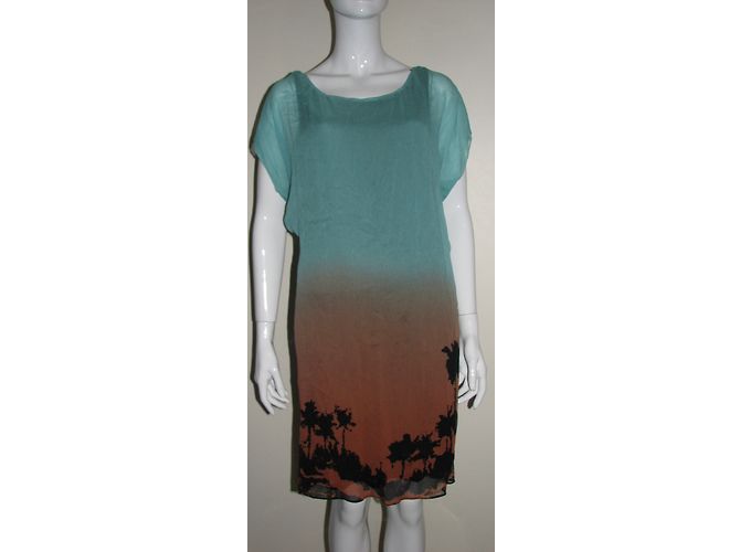 Minivestido de seda Cordie Diane Von Furstenberg Multicolor - vista 3