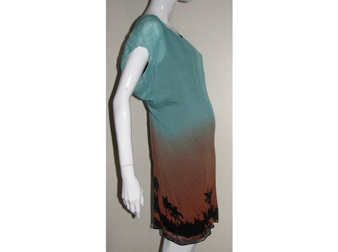 Minivestido de seda Cordie Diane Von Furstenberg Multicolor - vista 4